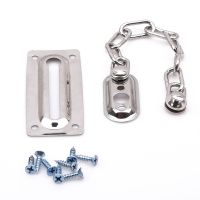 Home Door Restrict Window Anti theft Loack Stainless Steel Silver Color Safety Chain Locks Bolt Latch Cabinet Guard Accessories