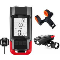 4000mAh Bike LED Lights Bicycle Computer With Horn USB Rechargeable Flashlight Bike Speedometer Waterproof Cycling Headlight