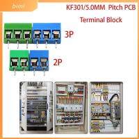 BIMI KF301-3P ระยะพิทช์ KF301-5.0-2P เทอร์มินอลบล็อกระยะพิทช์5.0มม. สีฟ้าสีเขียว 300V15A ขั้วต่อบล็อก บล็อกระยะห่างระหว่างเทอร์มินัล ทนทานต่อการใช้งาน ขั้วต่อแบบเสา สายต่อสายไฟ