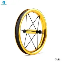 Rockfish K02 Aluminum Alloy Balance Bike Wheel Rim Set Koukua Pushbike 12 inches Wheel-set Sliding Bicycle Wheel Hub Set