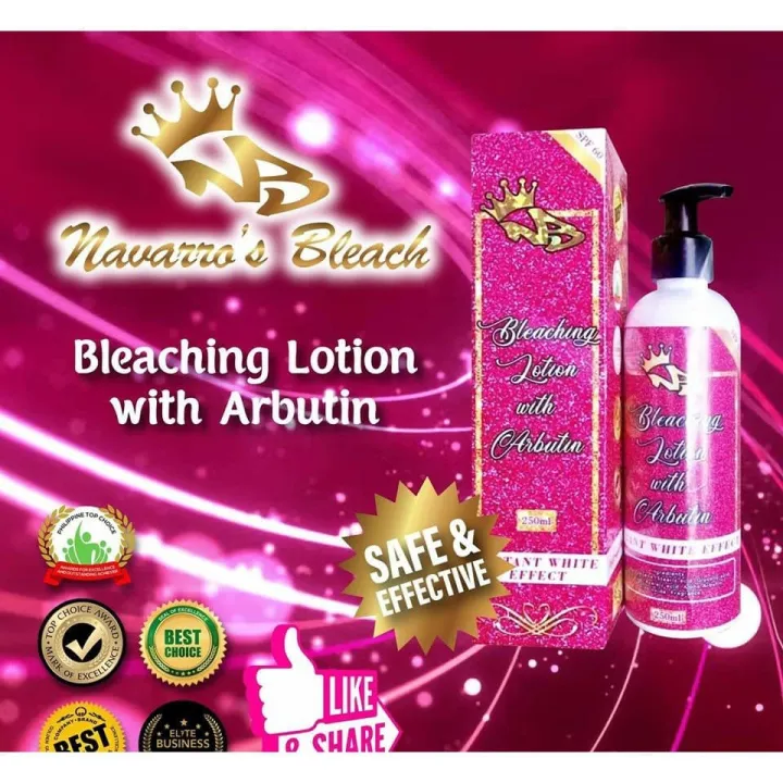 NAVARRO'S BLEACHING LOTION with ARBUTIN!!! AUTHENTIC!!! COD Lazada PH