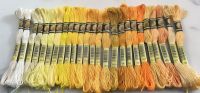 【DT】hot！ Thread The  30PCS Cotton Embroidery Floss Sewing Skeins Dofferent Gradient Color