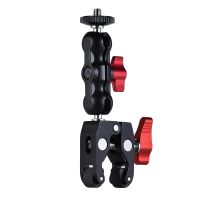 Multi-function Ball Head Super Clamp Ball Mount Clamp Magic Arm for GPS Phone Monitor Video Light Super Clamp with 1/4 Thread