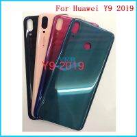 เหมาะสำหรับ Huawei Y9 2019ฝาหลังปิดโทรศัพท์หลังแผงด้านหลังประตูอะไหล่ซ่อมตัวเครื่อง