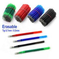 30ชิ้น50ชิ้นชุด0.7มิลลิเมตร0.5มิลลิเมตร Erasable ปากกาเจลเติมกระสุนเคล็ดลับสีฟ้าสีดำหมึกสำนักงานล้างทำความสะอาดได้จับแท่งอุปกรณ์เครื่องเขียน