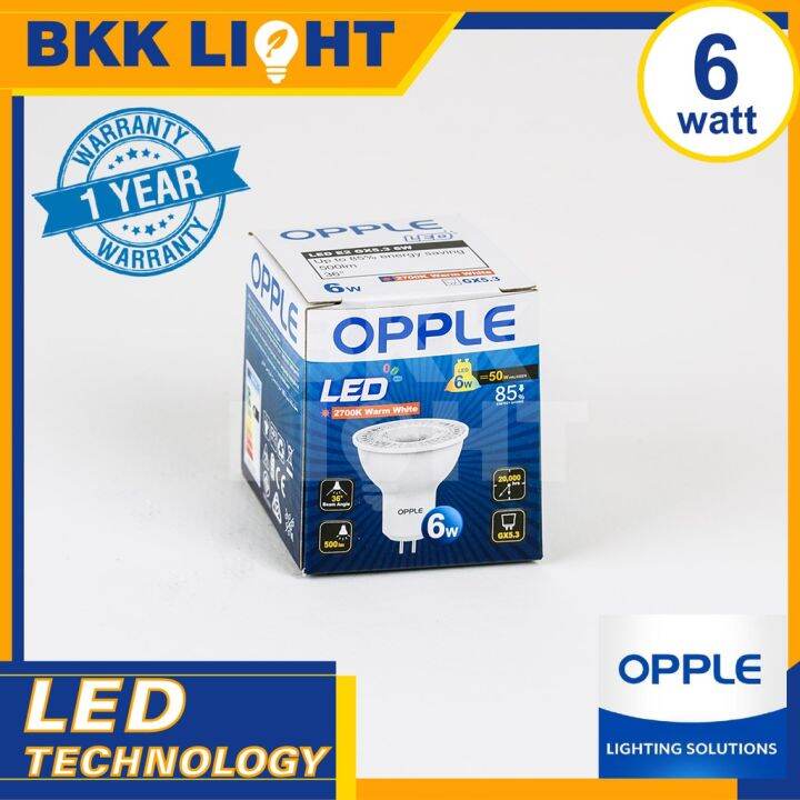 hot-หลอดไฟ-mr16-led-6w-opple-รุ่น-ecomax2-ขั้ว-gu5-3-36d-220v-ต่อตรง-ส่งด่วน-หลอด-ไฟ-หลอดไฟตกแต่ง-หลอดไฟบ้าน-หลอดไฟพลังแดด