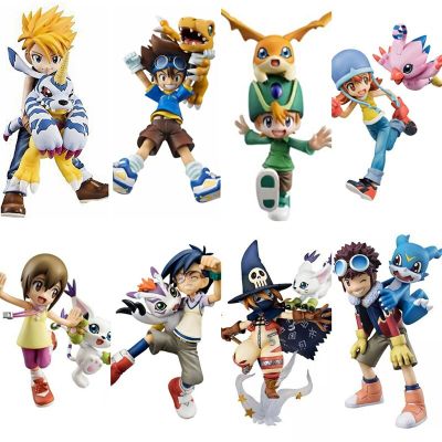 🧡ของขวัญภาพอนิเมะผจญภัย Digimon ดิจิตอลของสะสมกาบูมอน Yagami Taichi Hikari Sora PVC Digimon Toys