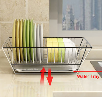 Premium Dish Rack Stainless Steel Kitchen Dish Storage Rack Dish Storage Holder Dish Draining Rack Dish Drainer Dish Drying Rack