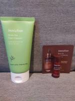 [แถม Jeju Toner 15ml และ Ampoule 1ml] Innisfree Green tea foam cleanser (150ml) อินนิสฟรี โฟมล้างหน้า ชาเขียว MFG 01/2022