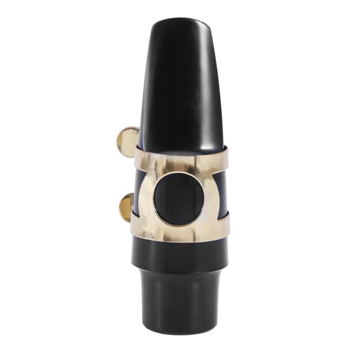 alto-sax-saxophone-mouthpiece-plastic-with-cap-metal-buckle-reed-mouthpiece-patches-pads-cushions