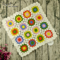 DIY Handmade Crochet Table Mats Cover Hand Crochet Blanket Seat Cushion Fashion Party Decor Coaster Mat Pad For Wedding