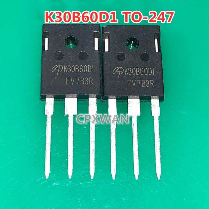 2pcs K30B60D1 TO247 AOK30B60D1 TO247 30A/600V inverter welding machine