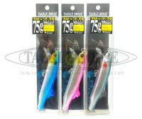 เหยื่อปลอม TACKLE HOUSE. FLITZ ขนาด 120mm. น้ำหนัก 75g. สุดสายเหยื่อแคส น้ำหนักดี จมเร็ว แอคชั่นสวยมากรุ่นนี้ Made in Japan. จำนวนจำกัด