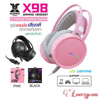 NUBWO X98 หูฟังเกมมิ่งเสียงดี 7.1 หูฟังคอม Gaming headset สาย USB Surround 7.1