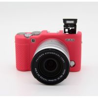 เคสซิลิโคนกล้อง Case silicone Fuji XA3 XA10 Rose (0877)