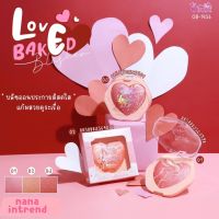 OB-1456 Obuse Love Baked Blusher โอบิวซ์​ เลิฟ เบค บลัชเชอร์ บลัชออน หัวใจ