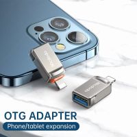 USB 3.0 To Lightning OTG Adapter For Iphone 14 13 12 11 Pro XS Max Ipad Tablet SD Card U Disk Flash Drive Data Converter