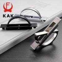 KAK Tatami Hidden Door Handles Zinc Alloy Recessed Flush Pull Cover Floor Cabinet Handle Bright Chrome Dark Furniture Hardware  by Hs2023