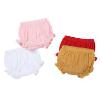 4Pcslot Summer Boys Shorts Cute Girls Cotton PP Shorts For Baby Boys Girls Bloomers Newborn Elastic Bread Pants Infant Panties