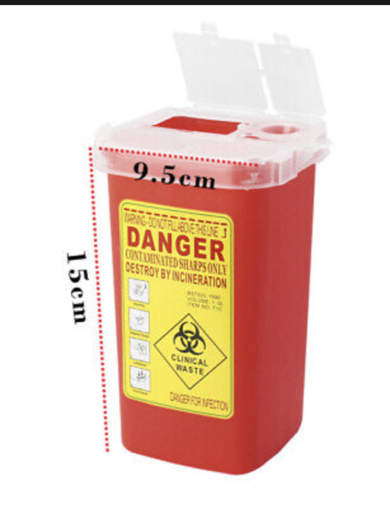 Disposable Tattoo Sharps Container Lazada PH
