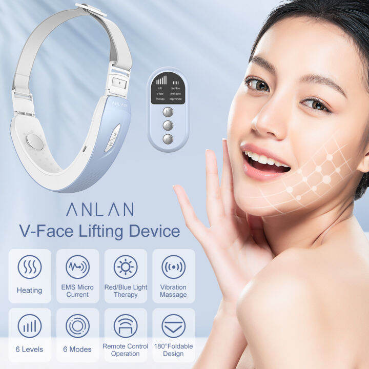 ANLAN Face Slimming V Shape Massager Micro Current Face Shaper Skin