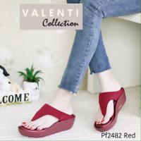 Valenti Collection รองเท้าเพื่อสุขภาพ Health &amp; massage Therapy super soft SOFASHOES รุ่นขายดี นุ่มมาก เบา ใส่สบาย รุ่น PF2482 Red (สีแดง)