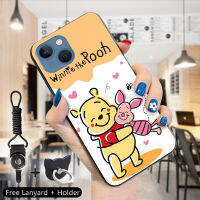 เคสสำหรับ Apple Mop Mall iPhone 15 Pro Max 15 Pro แหวนใส่นิ้วคล้องน่ารักหมีพู Edward Pooh Mr Sanders Winnie Pooh Piglet Tigger Eeyore นกฮูกกระต่ายเคสครอบโทรศัพท์ซิลิโคนนิ่ม