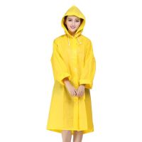 Outdoor Raincoat Women Yellow Translucent Plastic Suit Rain Poncho Clear Rain Coat Waterproof Gabardina Mujer Rain Gear