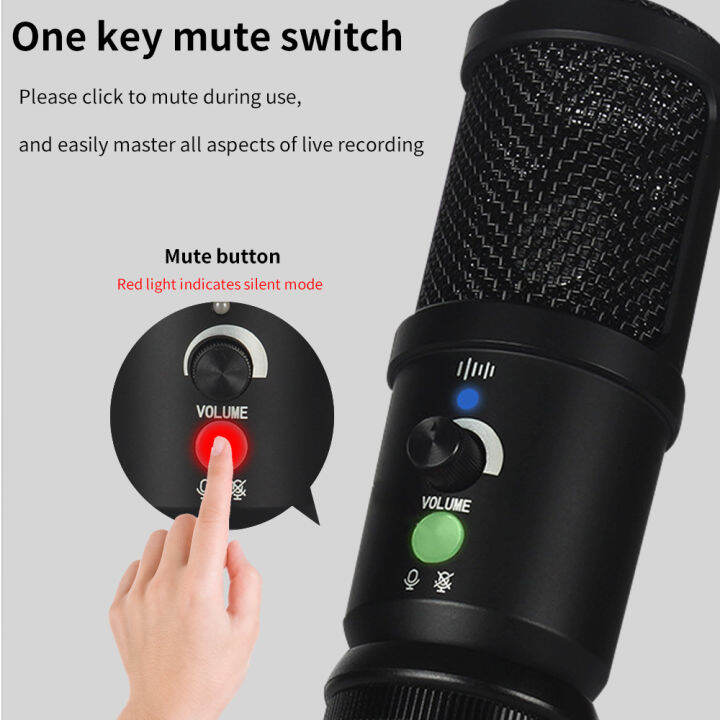 bm-66-professional-condenser-microphone-gaming-mic-stand-karaoke-recording-usb-microphone-for-singing-pc-microphone-for-computer