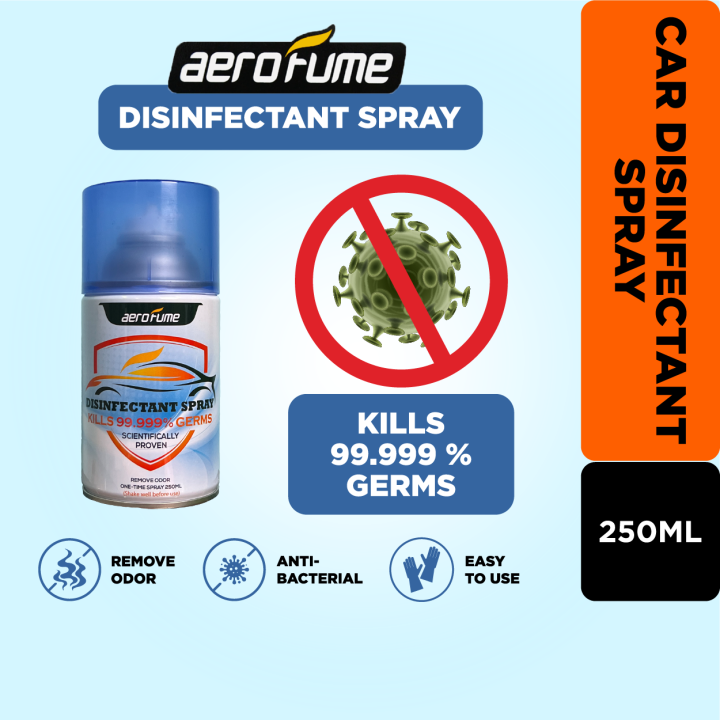 Aerofume OnePress Car Disinfectant Spray Antimicrobial Protection Anti