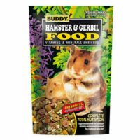 อาหารหนูบัดดี้ BUDDY HAMSTER &amp; GERBIL บัดดี้ อาหารแฮมเตอร์ อาหารหนูเจอร์บิล (ถุงเล็ก 0.5 ปอนด์)