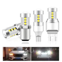 (Premium car)1ชิ้น T15 921 912 BA15S 1156 1157สัญญาณโคมไฟหลอดไฟ Super Bright 3030 15SMD Canbus สำรองอัตโนมัติสำรองไฟท้าย