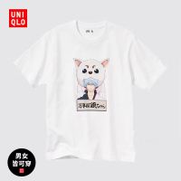 [S-5XL]Uniqlo เสื้อยืดแขนสั้น พิมพ์ลายอนิเมะ GINTAMA สําหรับผู้ชาย และผู้หญิง (UT) 462165