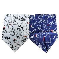 12pcslot Special making Cartoon Dog Puppy cat cotton bandanas Collar scarf tie handkercheif Y9-1 custom made