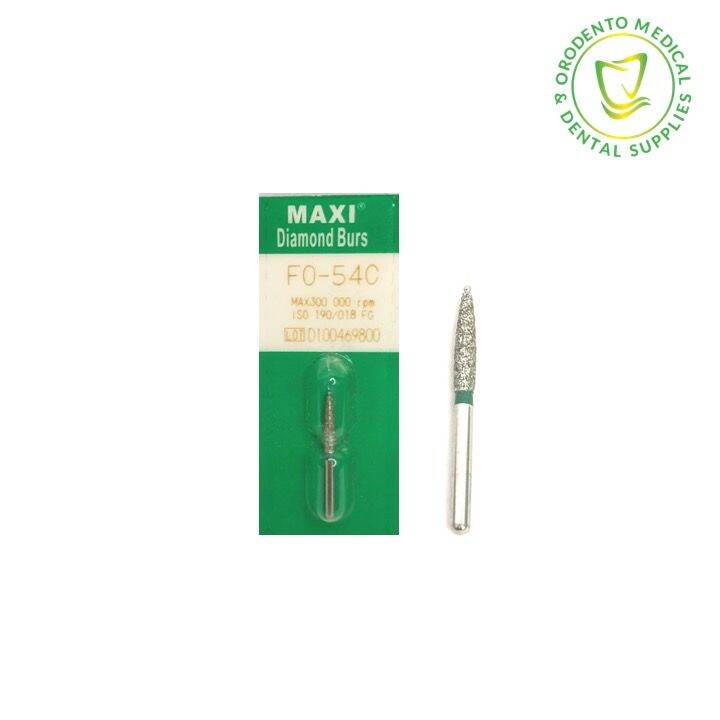 Maxi Diamond Burs F054c Non End Cutting Long Tapering Fissure per