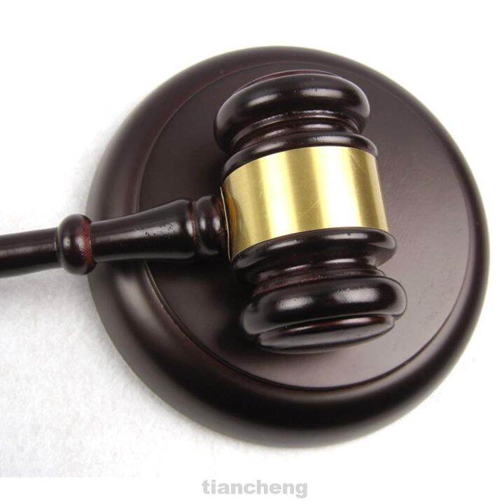 Auction Hammer For Lawyer Judge Gavel Hand Craft Court Portable Vintage
