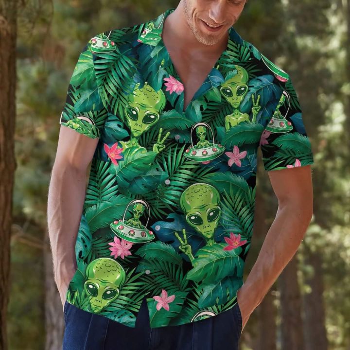 เสื้อฮาวายผู้ชาย-เสื้อเสื้อผ้าสำหรับงานปาร์ตี้กลางแจ้งเสื้อผ้าลำลองเสื้อผ้าชายหาดแฟชั่นหล่อการออกแบบการ์ตูน