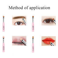 Hot 2023ใหม่ Retractable Mini อายแชโดว์แปรง4 In 1แปรงแต่งหน้าปากกา Lip Eye แปรงผมนุ่ม Travel ขนาดความงาม Professional