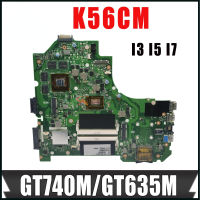 K56CM มาเธอร์บอร์ดสำหรับ ASUS K56C K56CB S56C A56C P56C E56C K56CA มาเธอร์บอร์ด K56CM แล็ปท็อปที่มี I3 I5 I7เมนบอร์ดโน้ตบุ๊ค CPU