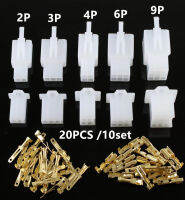 10 ชุด 2.8 มม.2/3/4/6/9 PIN ยานยนต์ 2.8 ไฟฟ้าชายหญิง Terminal Plug ชุดรถจักรยานยนต์ eBike รถ OK-Jiieu