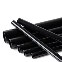 【CW】Black PVC O.D. 20mm-50mm Agriculture Garden Irrigation Tube Fish Tank Water Aquarium Supplies 50cm Length 1 Pcs