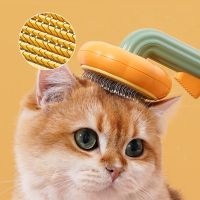 Pumpkin Pet Comb Self Cleaning Slicker Brush Hair Removal Comb Brush Dog Cat Pet Groomer Grooming Tools Comb Removes Hair Brushes  Combs