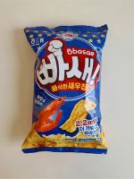 Korean imported snacks Haitai Limited Original Fried Chicken BBQ Flavor Puffed Casual Thin Crispy Narrow Shrimp Chips 60G