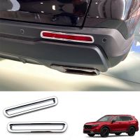 Car Chrome Silver Rear Fog Light Lamp Cover Foglight Bezel Decoration Trim for Honda CR-V CRV 2022 2023