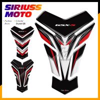 เคสสติกเกอร์ปลอกปกป้องเข่าถังน้ำมันมอเตอร์ไซค์3มิติลดกระหน่ำสำหรับ GSX-S125 Suzuki GSX-S750 GSX-S1000 GSX-S สติ๊กเกอร์