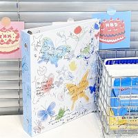 Butterfly Photo Album A5 Kpop Binder Photocards Holder Idol Cards Collect Book Kawaii Picture Album Student Stationery Supplies