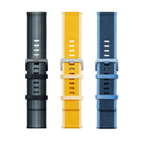 (พร้อมส่ง) Xiaomi Watch S1 Active Braided Nylon Strap สายนาฬิกาสำเปลี่ยนนาฬิกา **เฉพาะสายเท่านั้น**  สีเหลือง (Yellow)(สาย NATO วัสดุไนลอน) ของแท้ ศูนย์ไทย