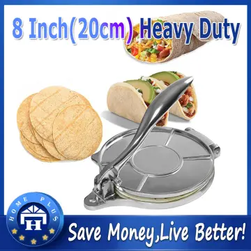 6.5 Inch Tortilla Maker Press Pan Heavy Restaurant Commercial Aluminium  Tortilla Pie Maker Press Tool For Outdoor Picnic - Pie Tools - AliExpress