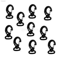 ✗ 10 Pieces Black Plastic Swivel Spring Snap Hook Clip Buckle Fits 20mm Scuba Diving Webbing Strap Belt Lanyard