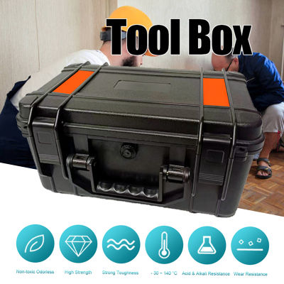 Protective Tool Box With Reflective Strip Thickened Anti-seismic Instrument ToolBox Multipurpose Portable Tool Storage Box Hardware Tool Case Safety Camera Organizer Boxes With Sponge
